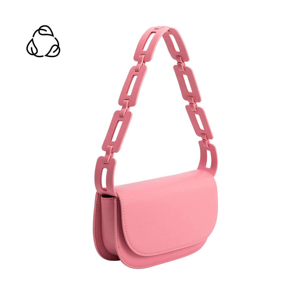 Inez Pink Recycled Vegan Shoulder Bag