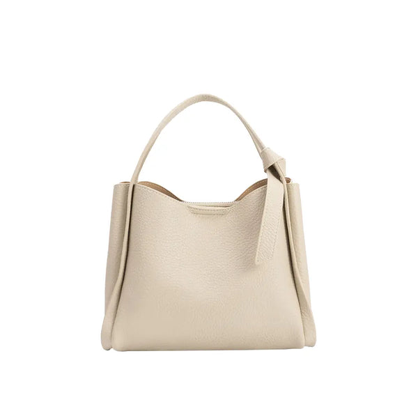 Melie Bianco Felicity Bone Recycled Vegan Top Handle Bag