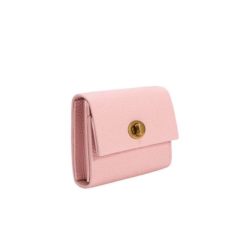 Rita Pink Vegan Leather Card Case Wallet