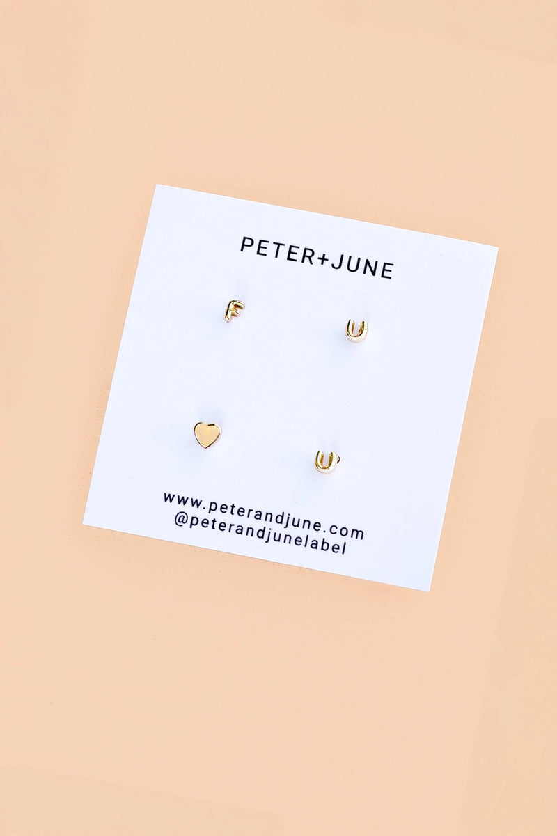 Peter + June F U Studs