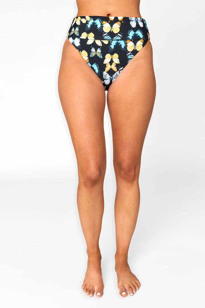 Buddylove Mariposa High-Waisted Bikini Bottoms