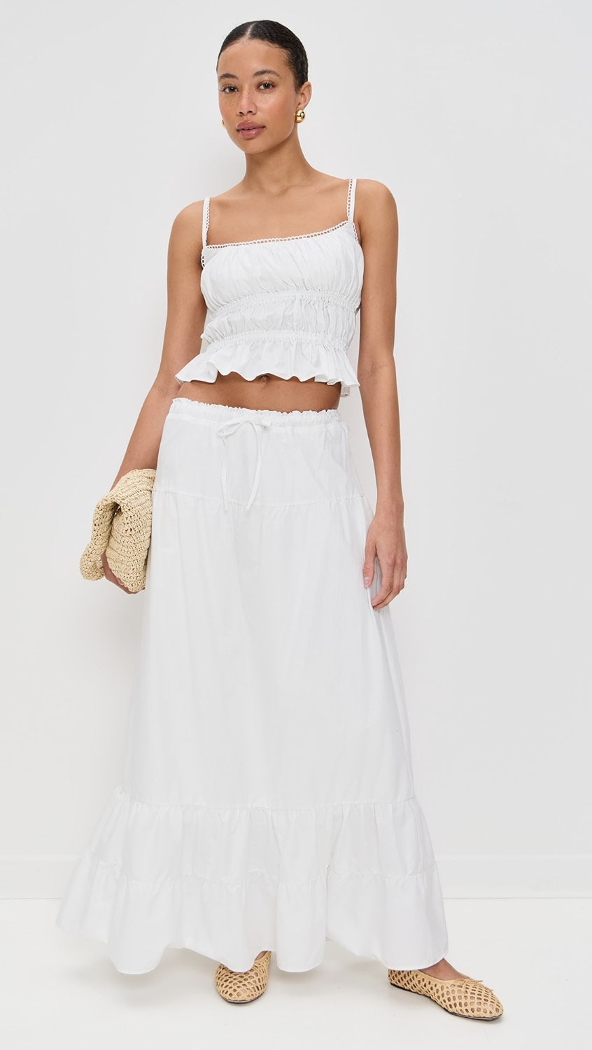 Peixoto Amelia Top - White