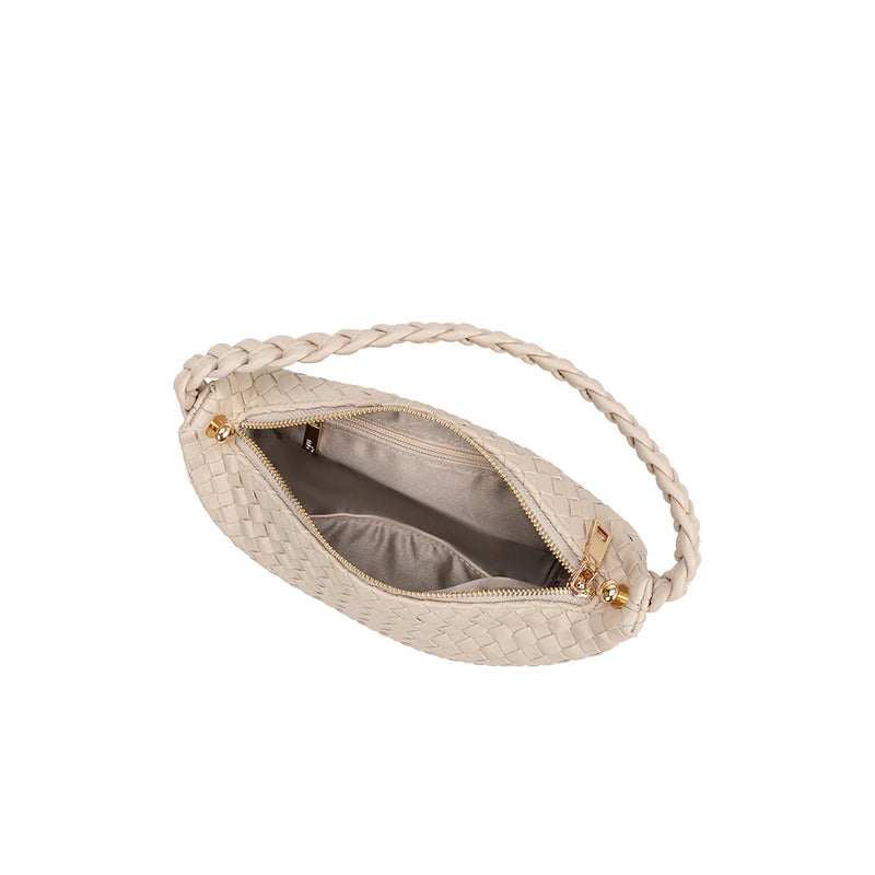 Melie Bianco Alma Ivory Top Handle Bag