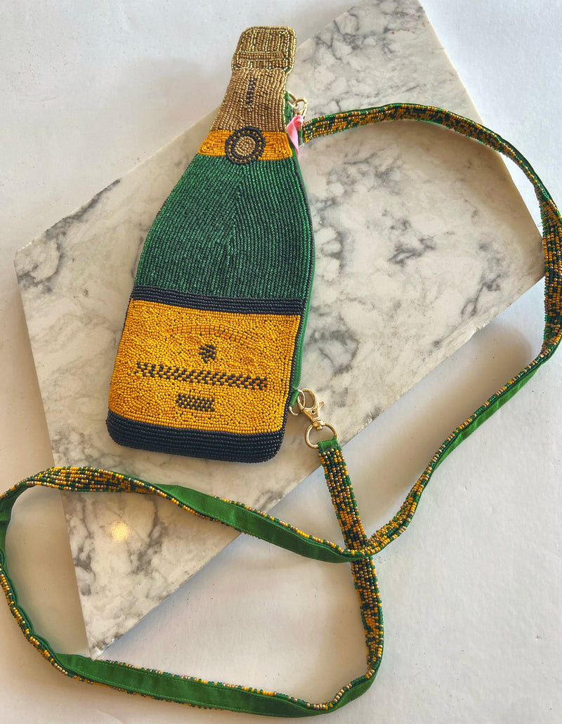 Beaded Champagne Bag