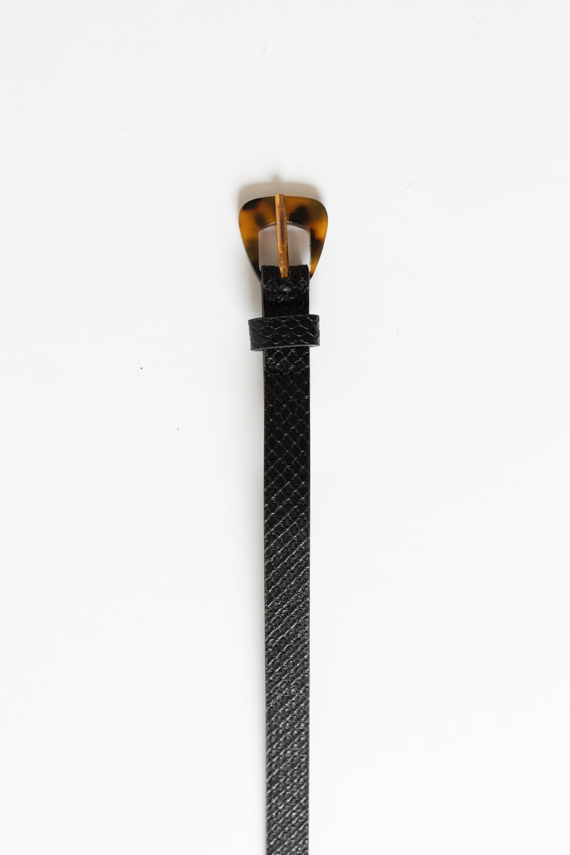 Acrylic Buckle Black Belt