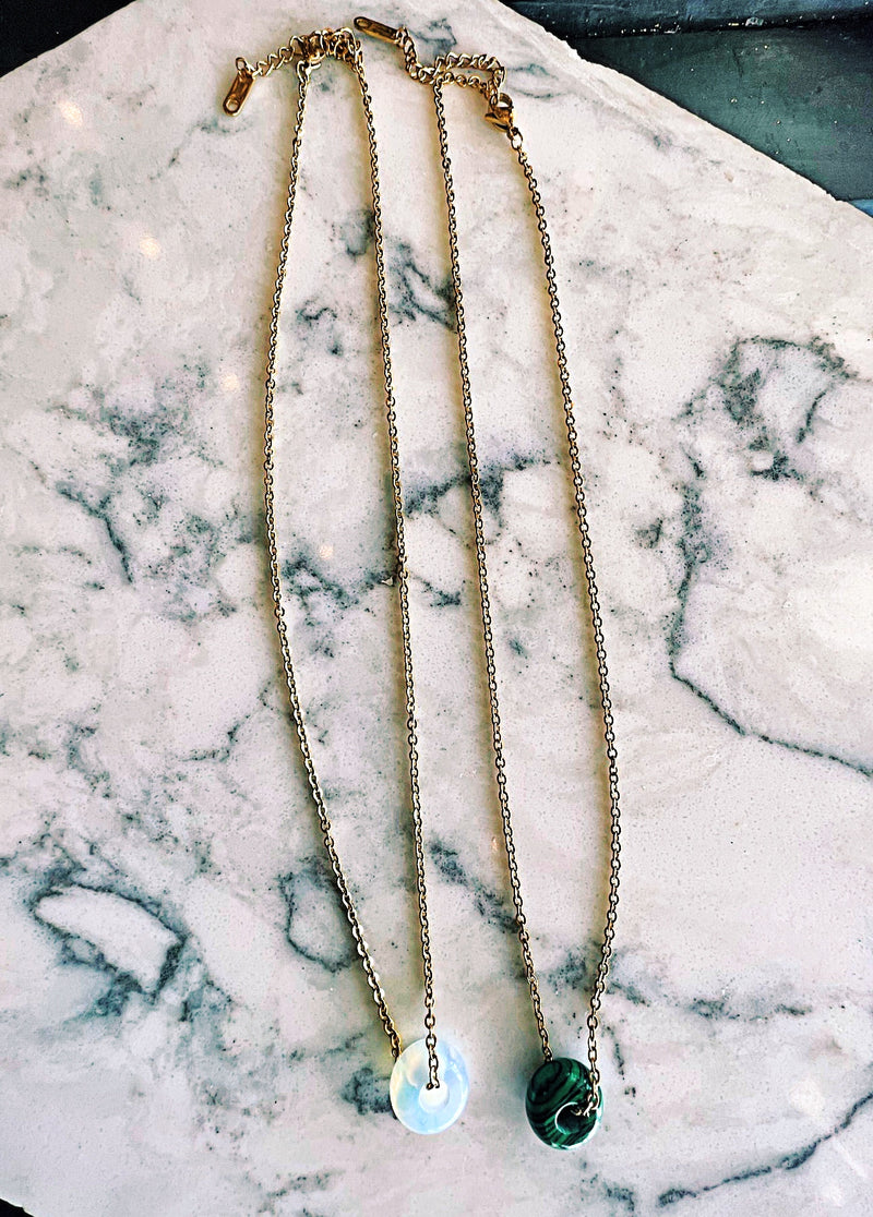 Donut Gem Necklace