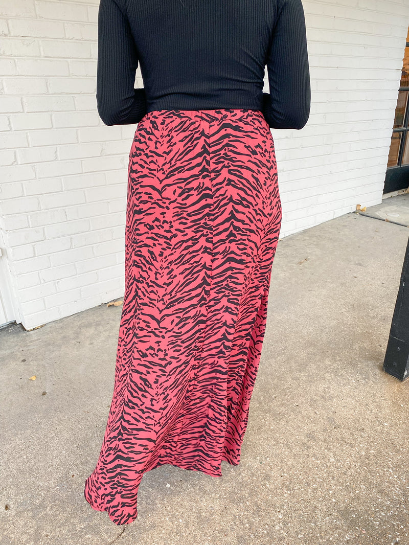 BuddyLove Bridget Maxi Skirt - Tigers Blood