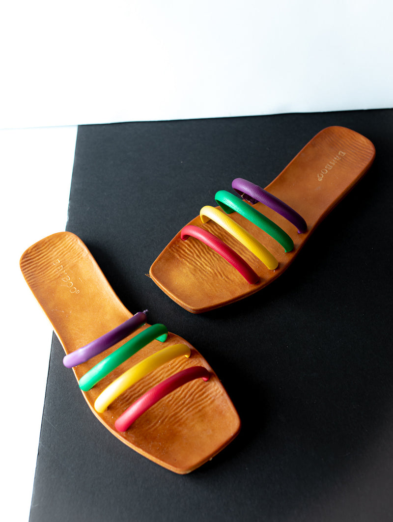 Summer Staple Sandal - Rainbow