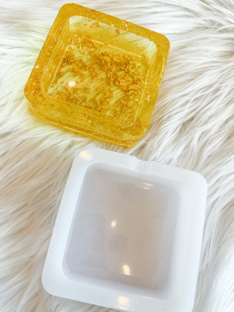 Rounded Square Resin Trinket Tray