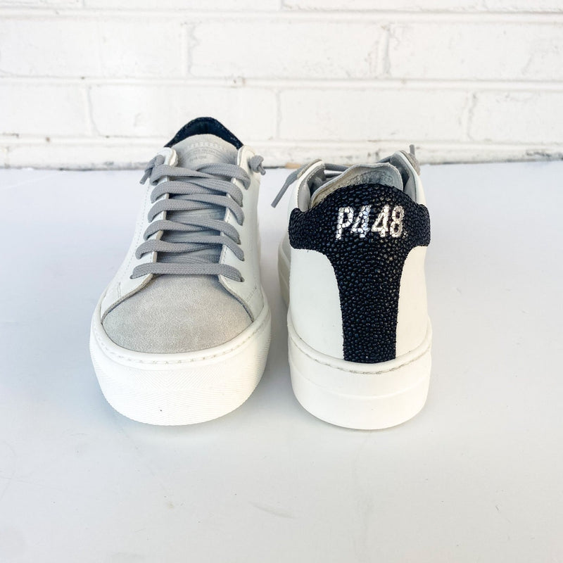 P448 Thea Sneaker. - White/Black