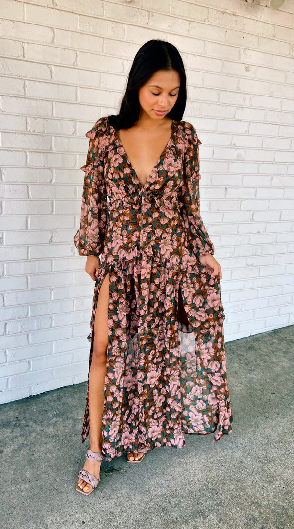 Buddylove Pia Long Sleeve Maxi Dress - Lost Lovers