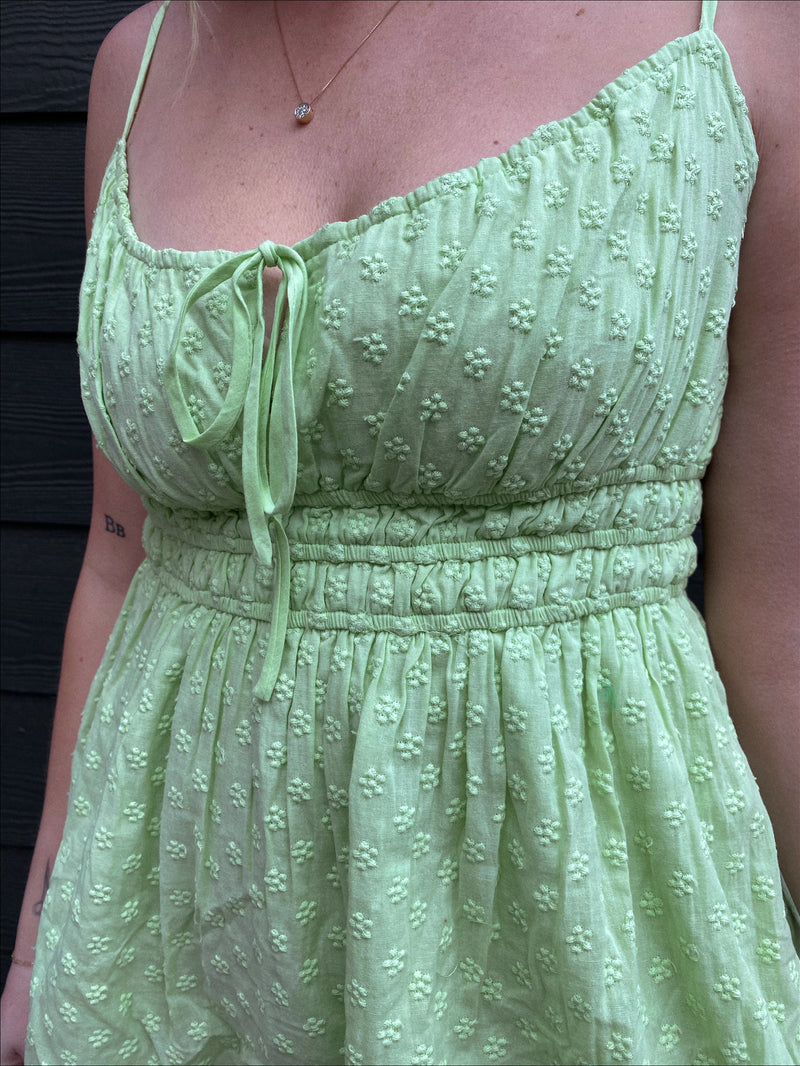 Springtime Mint Mini Dress