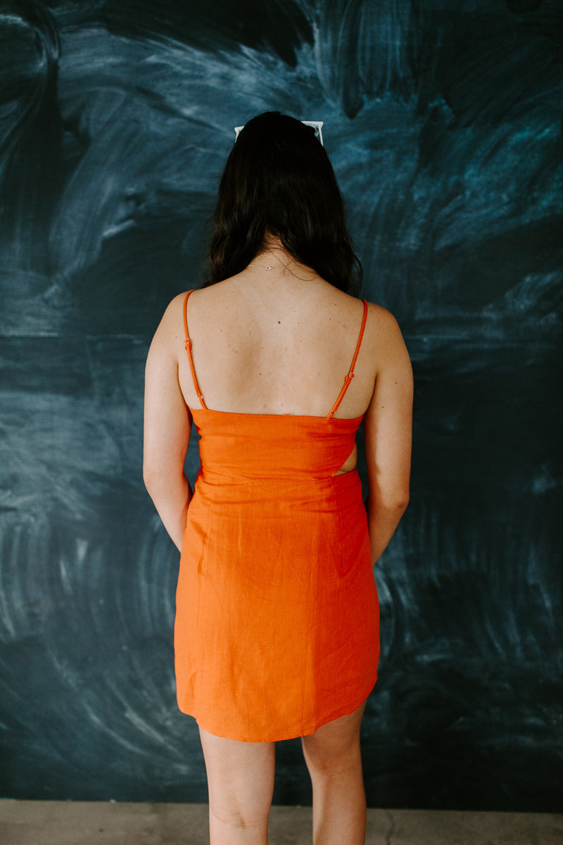 Orange Sun Dress
