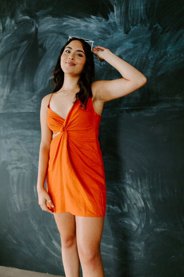 Orange Sun Dress